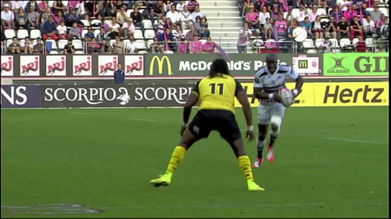 Stade Français-La Rochelle: Essai 1 Julien Arias (PAR) - J7 - Saison 2014/2015