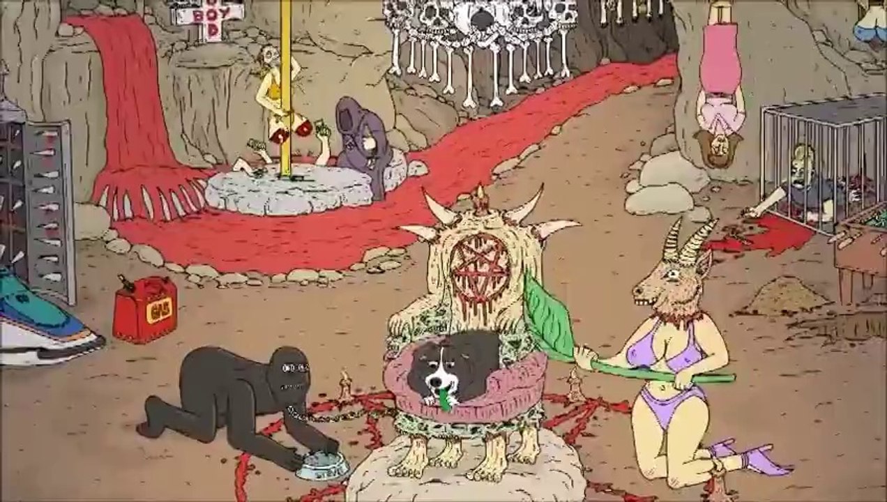 Demonic shows "Mr Pickles" & "Black Jesus" mock demons, Baphomet & Jesus