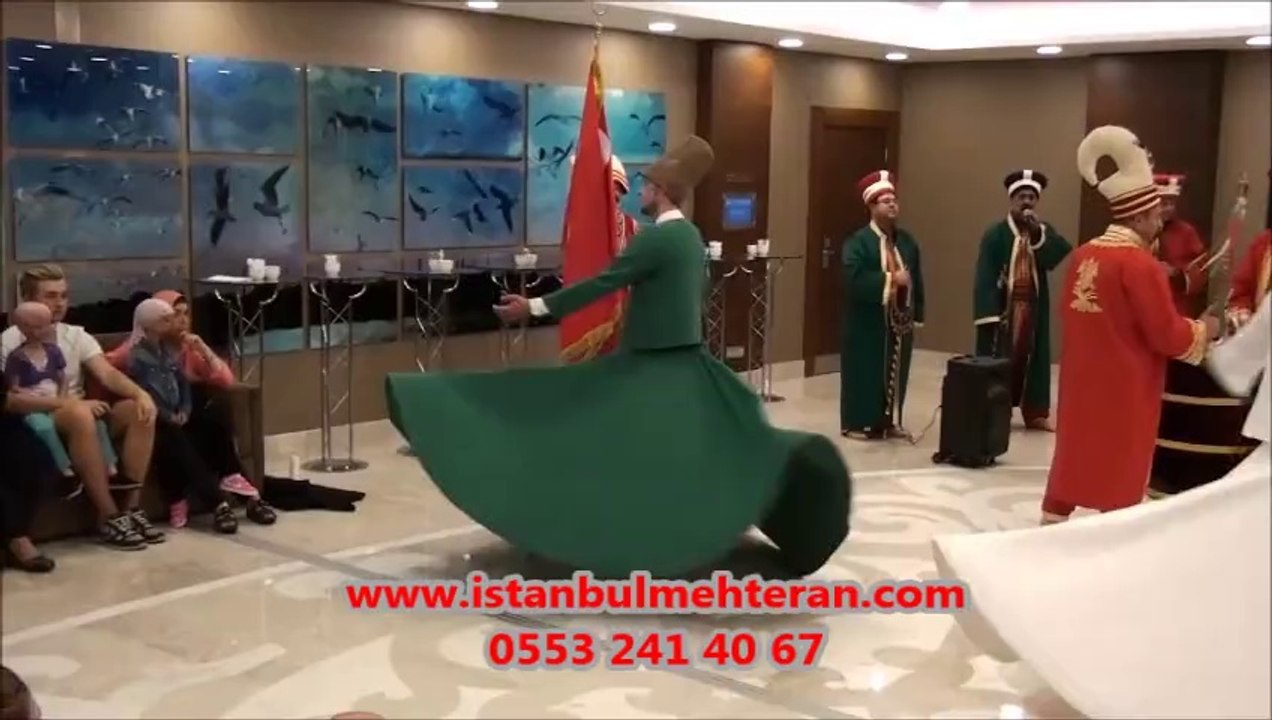 Türkiye'de bir ilk Mehter Takımı ve semazen Gösterisi aynı anda