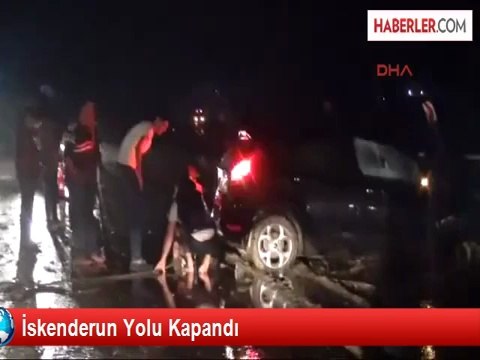 Antakya- İskenderun Karayolu Balçıktan Kapandı