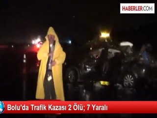 Bolu'da Tem'de Kaza: 2 Ölü, 7 Yaralı