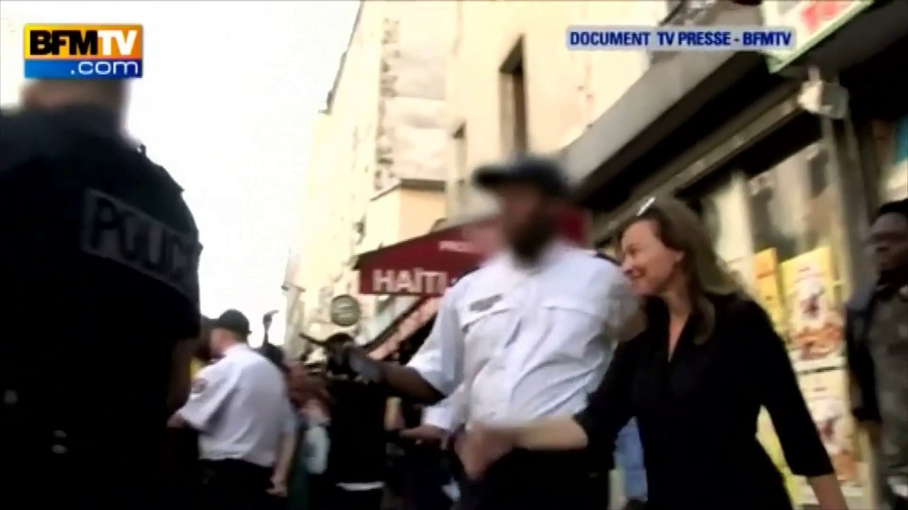 Valérie Trierweiler évacuée par la police vers Barbès