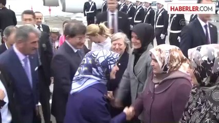 Başbakan Davutoğlu Samsun'a Geldi