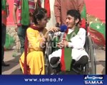 Handicapped Boy Reached Minar-e-Pakistan Lahore To Support Imran Khan