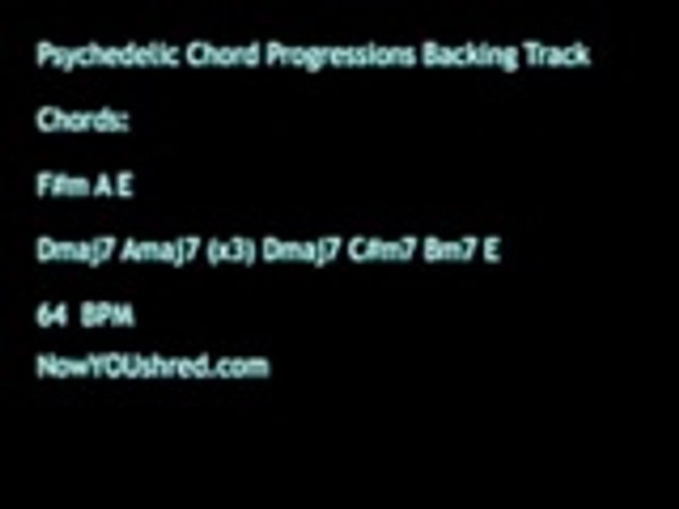 Time Chord Progression  Pink Floyd Style Backing Track F Minor