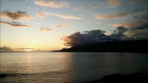 Coucher de soleil sur Pico, aux Açores