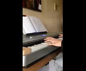 Playing Money by Pink Floyd on the piano
