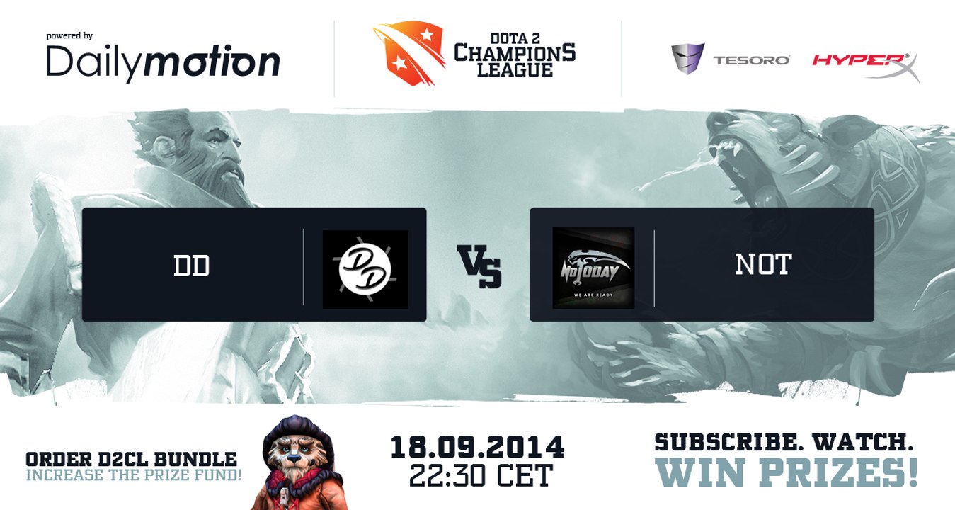 Not Today vs Dream Destroyers Game 2 (ENG) - Dota 2 Champions League