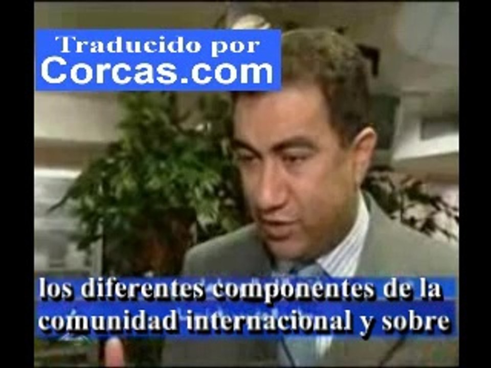 Conferencia de prensa del presidente de Corcas  en el centro de prensa extranjera en paris