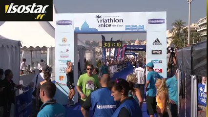 Arrivée Triathlon de Nice Côte d'azur de 02.57.44 à 03.12.18