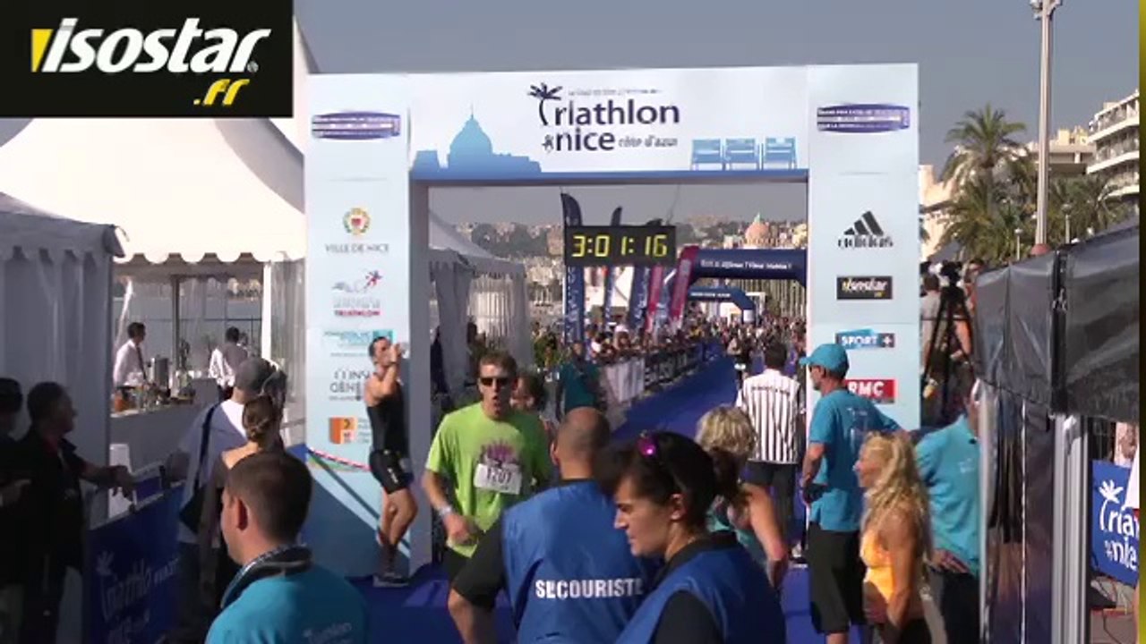 Arrivée Triathlon de Nice Côte d'azur de 02.57.44 à 03.12.18