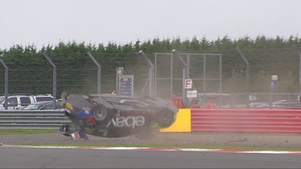 BTCC 2014 Silverstone Race 2 Massive Crash Rob Collard
