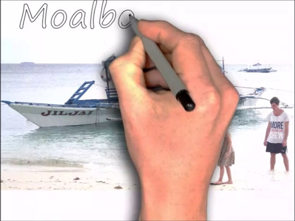 Moalboal Beach - Sketch Drawing
