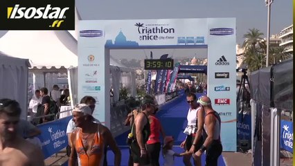 Arrivée Triathlon de Nice côte d'azur de 03.56.37 à 04.02.21