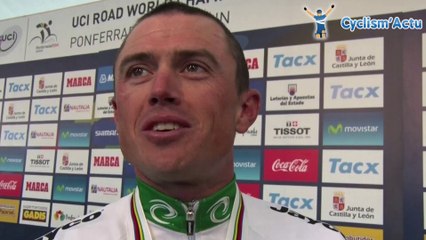 Mondiaux - Ponferrada 2014 : Simon Gerrans, 2e : "Je ne peux pas être déçu"