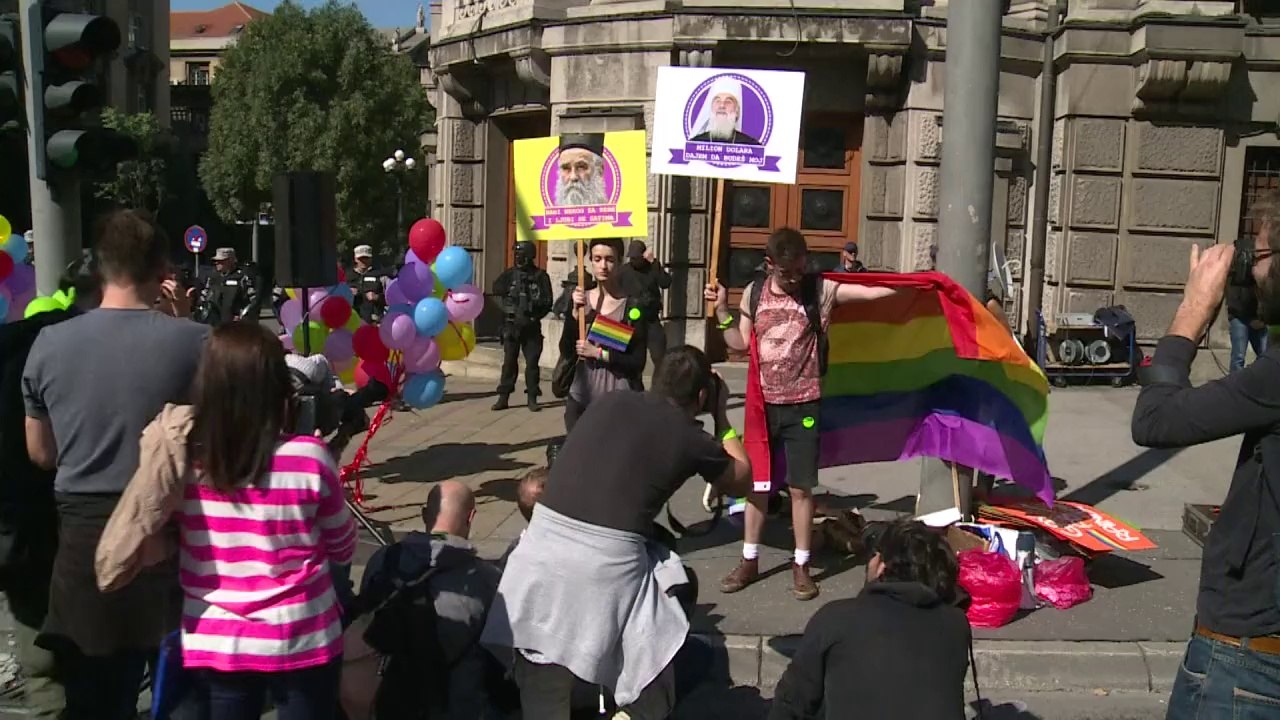 Belgrade sealed off for first Gay Pride since 2010