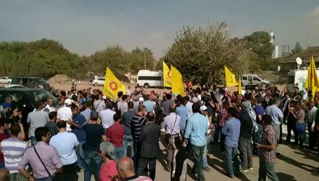 Mîtînga Egitim Senê ya Li Ber Sînorê Kobanê- Pîrsûsê