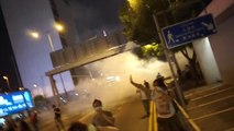 Hong Kong - Occupy Central Teargassed by Riot Police