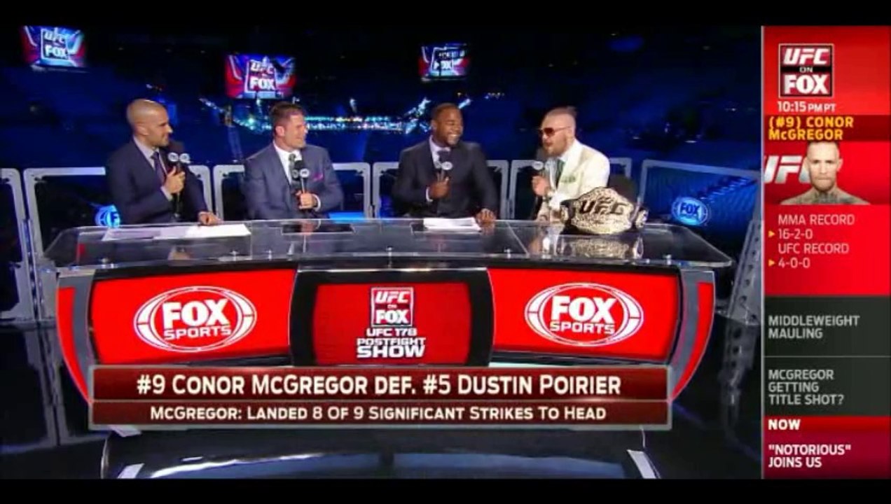 Conor McGregor - UFC 178 Post Show