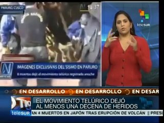 Download Video: Registran cinco réplicas tras terremoto de 5.1 grados en Perú