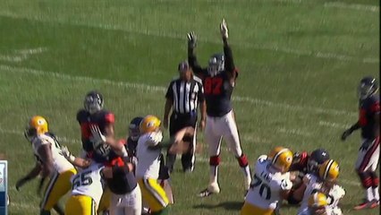 Willie Young blocks Mason Crosby's field goal