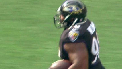 Poole fumble recovered by Brandon Williams