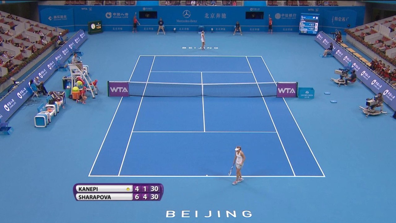 Peking: Sharapova-Turbosieg nach Stotterstart