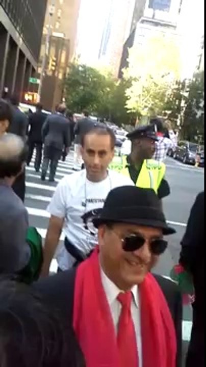 Mushtaq Minhas and other two Pak TV anchors in NYC- UN General Assembly event on Sep/26/2014