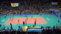 BRAZIL 3X1 SERBIA SET 1B VOLLEYBALL WOMEN'S WORLD CHAMPIONSHIP ITALY 2014