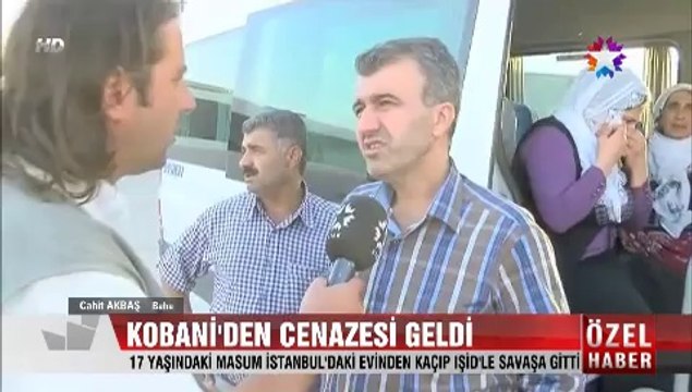 Kobani'ye IŞİD'le savaşmaya giden 17 yaşındaki Masum'un cenazesi geldi