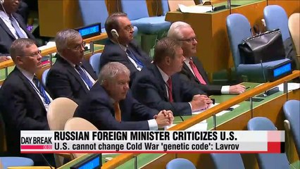 U.S. cannot change Cold War 'genetic code' Lavrov