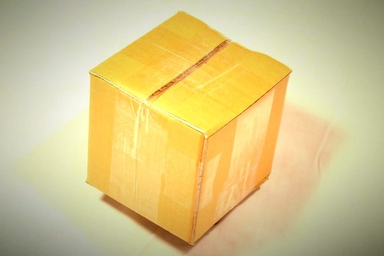 Como se hace una caja de cartón, de solapas, para envíos - Trabajos manuales - Manualidades