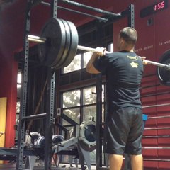 9/26- push press, 1 rm. 215 lbs