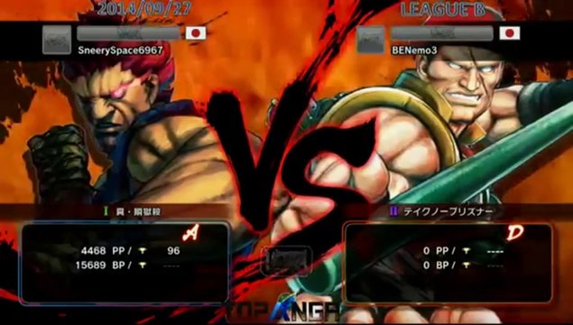 Nemo (Rolento) vs Tokido (Gouki) - Topanga League B 2014 - Round3 - Battle11