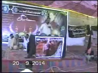 Zakir Allah Rakha Haidari Salana Majlis (20 Sep 2014) at Mehmoodaywala Near Kukkarhatta (Kabirwala)