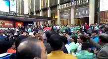 Rajdeep Sardesai at Madison Square Garden Fight With Modi Supporter