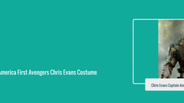 Captain America First Avengers Chris Evans Costume Jacket