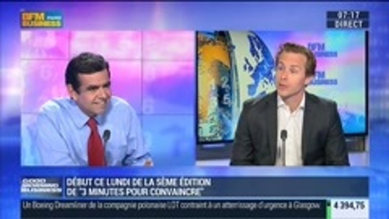 "3 minutes pour convaincre" 2014: 15 projets innovants ont été séléctionnés, Antoine Fournier, dans GMB - 29/09