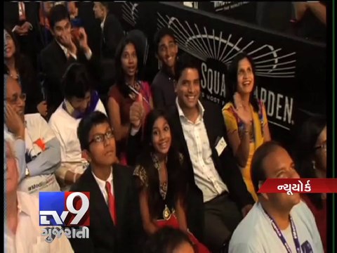 PM Narendra Modi announces 'Lifetime visas for PIO card-holders' at Madison Square Garden - Tv9 Gujarati