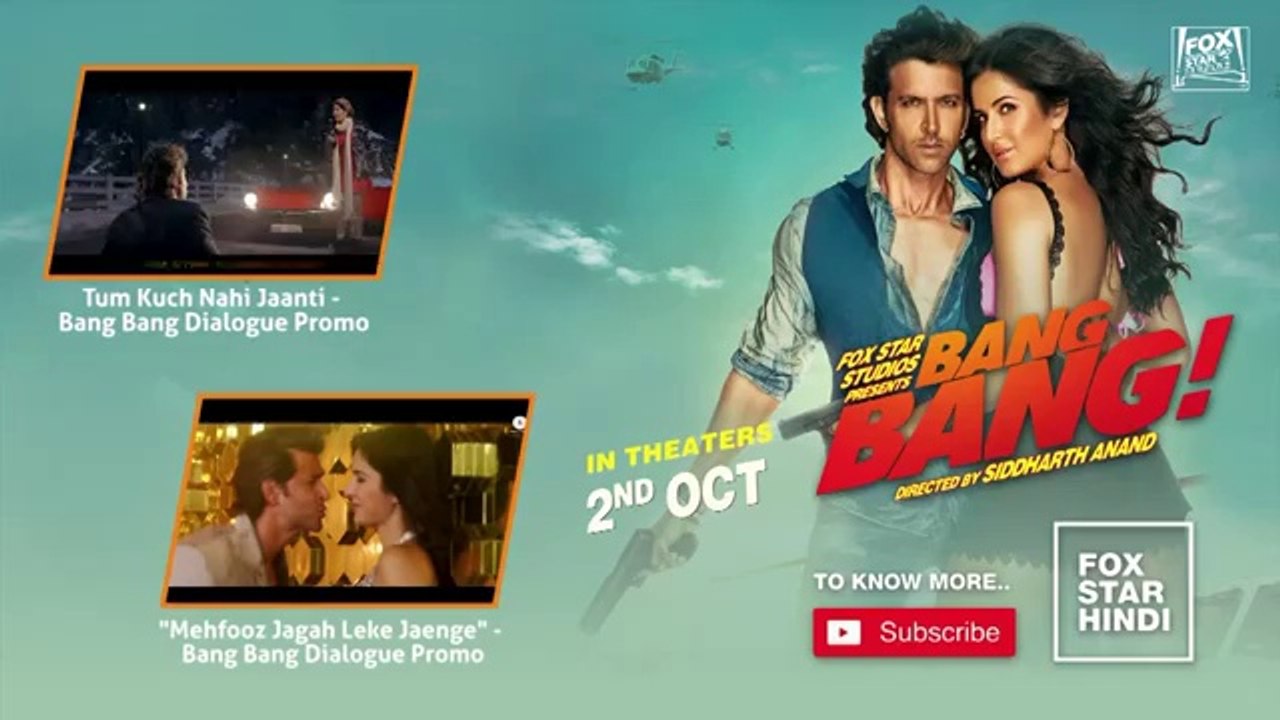 Rajveer Nanda - Mentally Unstable - BANG BANG! Dialogue Promo | Hrithik Roshan & Katrina Kaif