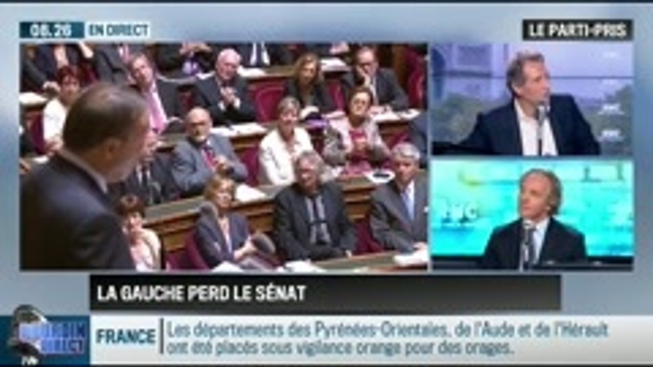 Le parti pris d'Hervé Gattegno : La gauche perd le sénat, enfin une bonne nouvelle pour François Hollande - 29/09