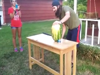 Alcohol Sword Watermelon Fail