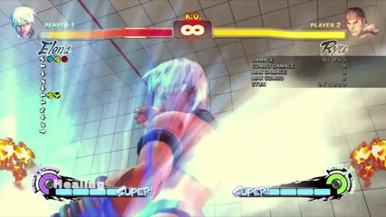 USF4 : Elena armor cancels w/Focus attack