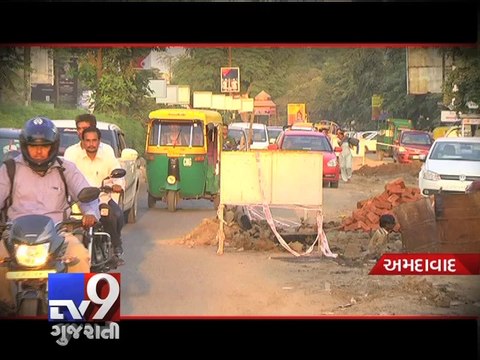 'Hole' story of dilapidated roads, Ahmedabad Part 2 - Tv9 Gujarati