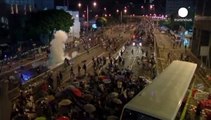 تحصن شهروندان هنگ کنگ در اعتراض به دولت چین
