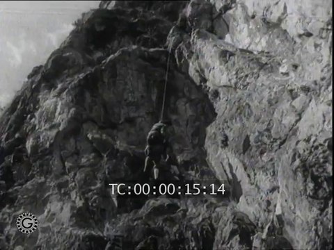 manoeuvre dans les alpes dans les années 50