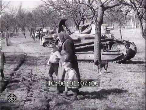 Gaumont Pathé Archives FRANCE. STRASBOURG. CHASSEURS ALPINS PRÈS DE STRASBOURG. PONT DE KEHL. BLOCKHAUS