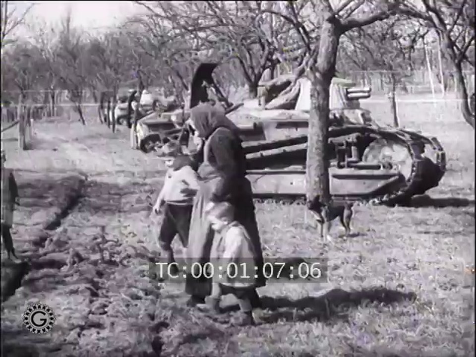 Gaumont Pathé Archives  FRANCE. STRASBOURG. CHASSEURS ALPINS PRÈS DE STRASBOURG. PONT DE KEHL. BLOCKHAUS