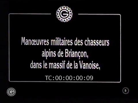 nos chasseurs alpins manoeuvres a briançon