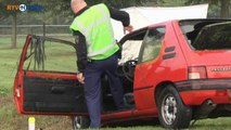 Eerste beelden dodelijk ongeval Bovenstreek Groningen - RTV Noord